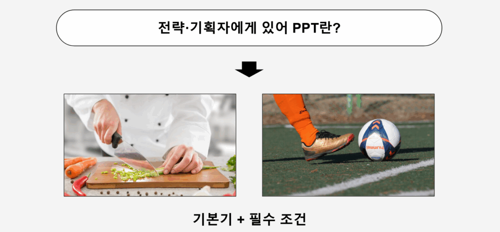 전략 기획자에게 있어 PPT란?